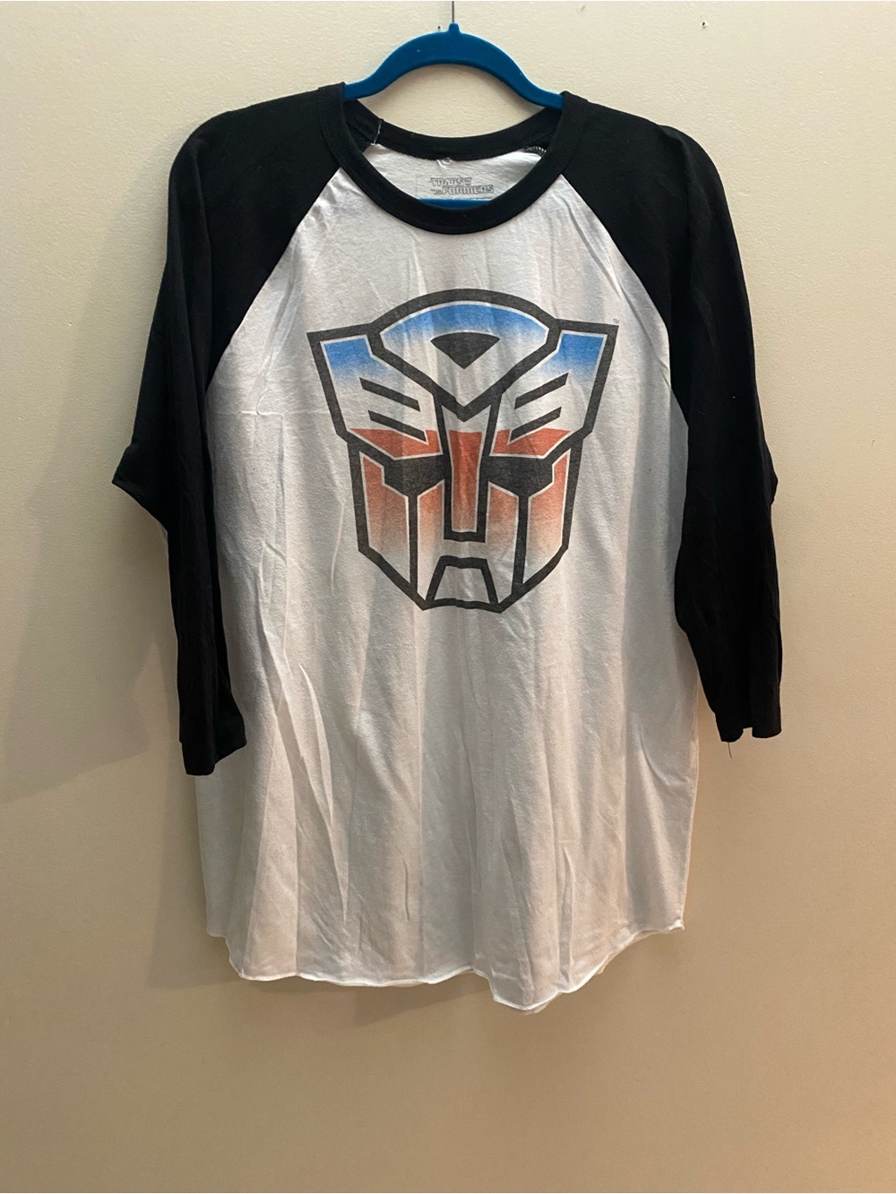 Hasbro Transformers Raglan Tee 3/4 sleeves